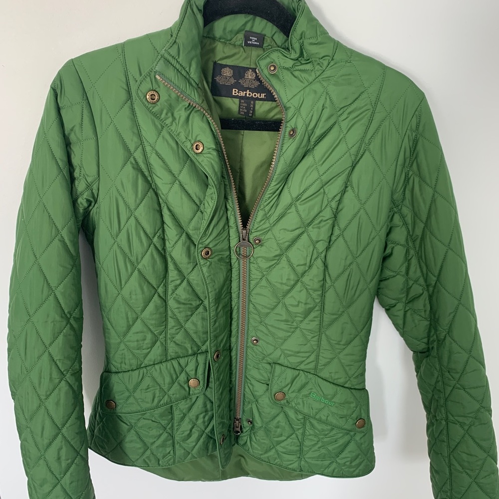 Womens BARBOUR Green Quilted Jacket!